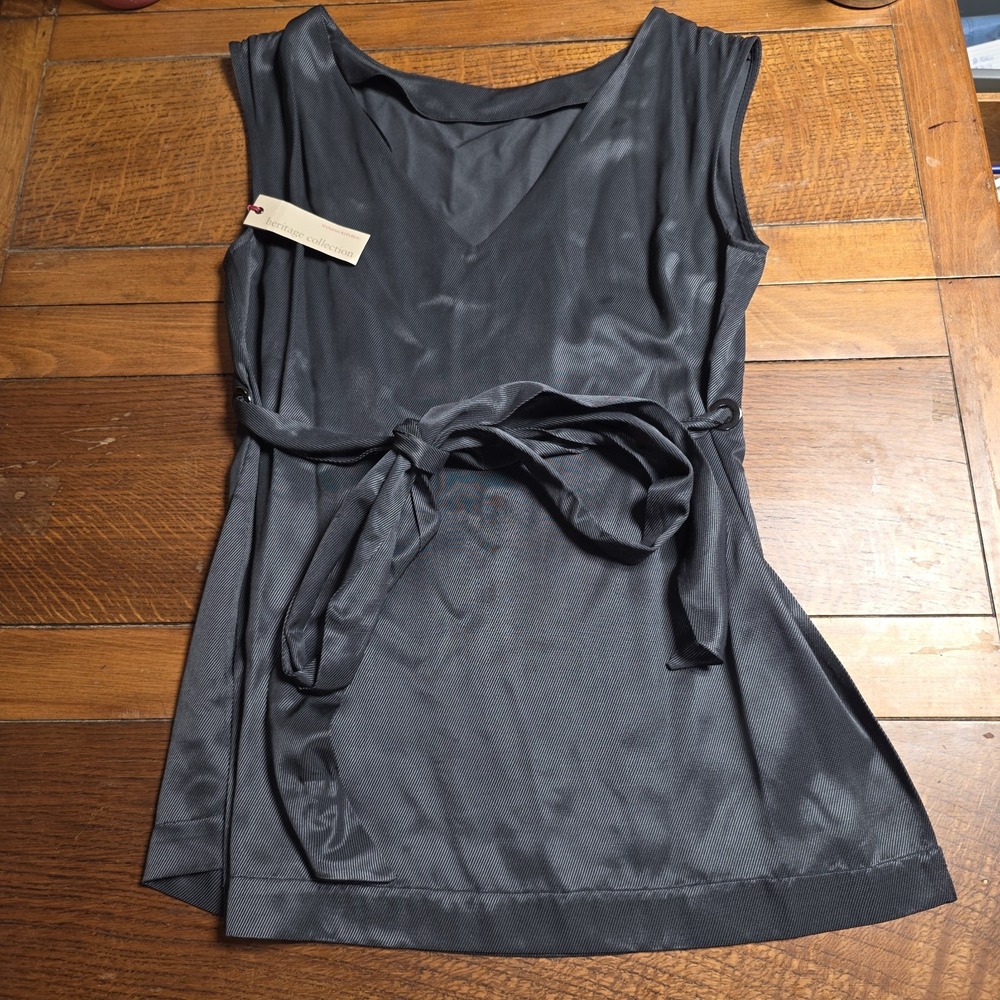 NWT Banana Republic Heritage Collection Tie Back Sleeveless Top LowBack Sideslit